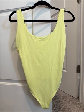 NWT Forever 21 Scoop Neck Bodysuit - SZ XL